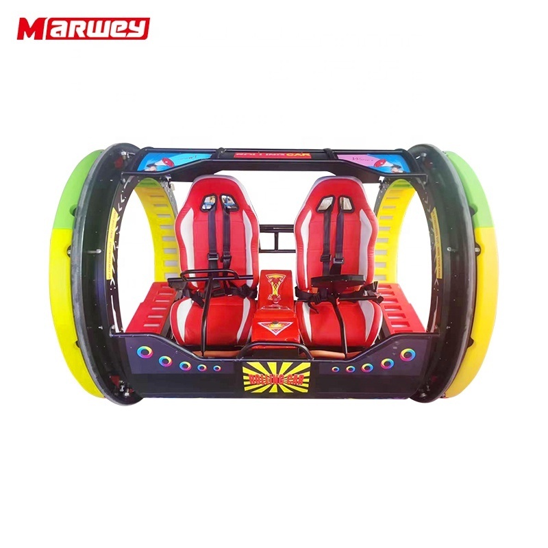 Double Players 360 Degree Remote Control Rolling Car Machine Amusement Park Indoor Outdoor 360 Rotation Happy Rolling Car