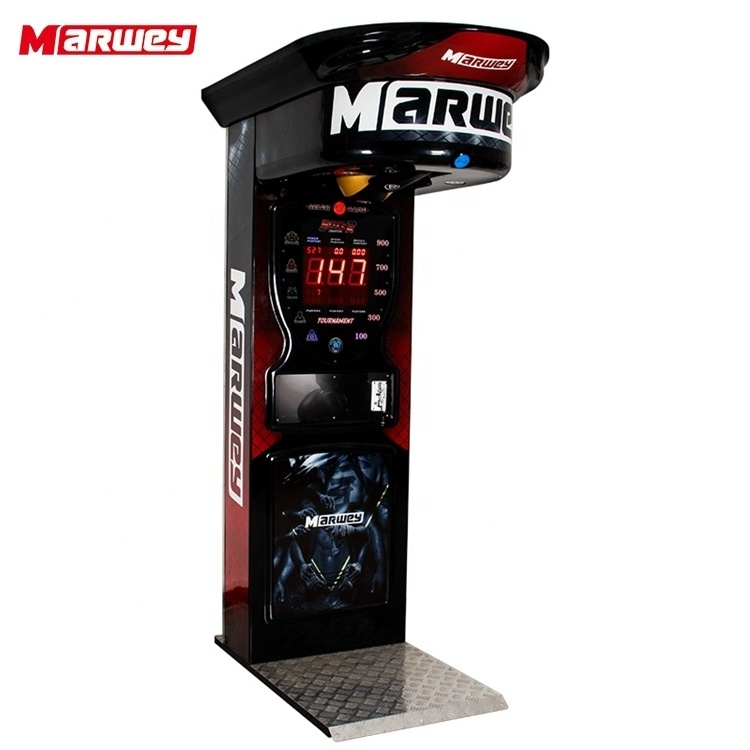 Hot Sale Sport Arcade Interactive Redemption Boxing Punch Measure Machine Coin Operated Punching Bag Boxing Game Machine