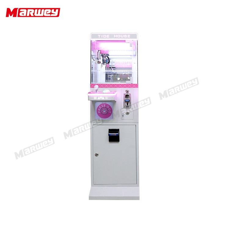 Wholesale Commercial Small Doll Catching Machine Coin Operated Gift Toy Boutique Machine Countertop Mini Claw Crane Machine