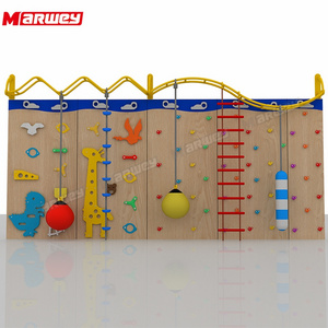 Kids Playground Equipment Multifunctional Commercial Climbing Walls Classic Indoor Outdoor Children Rock Climbing Wall