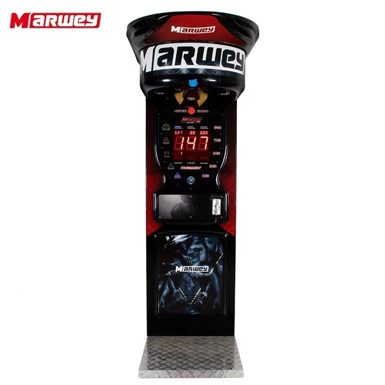 Hot Sale Sport Arcade Interactive Redemption Boxing Punch Measure Machine Coin Operated Punching Bag Boxing Game Machine