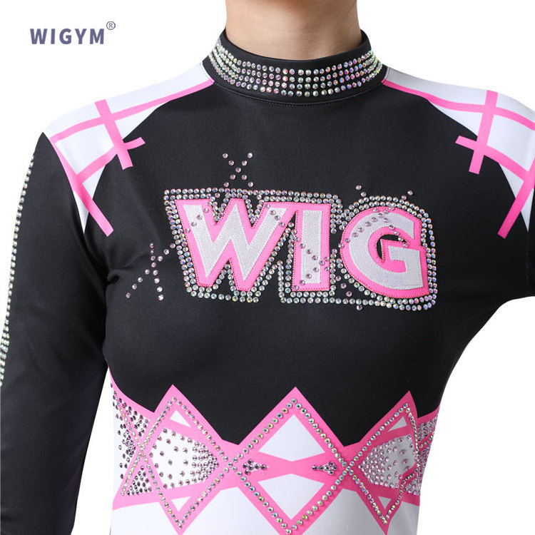 WIGYM 2024 new arrival cheerleading clothing on football fields girls cheerleader purple uniforms