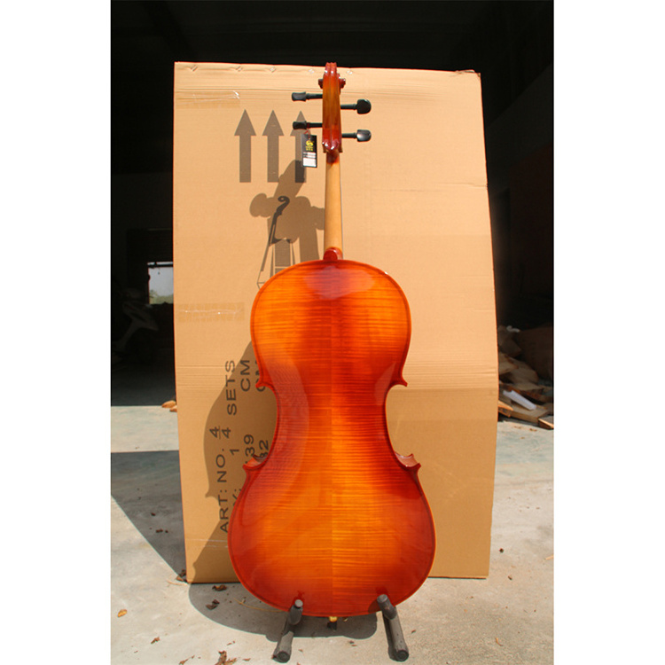 New Product Vc-020 Maple Back High Quality Low Price Matte Dark Brown Solid Cello