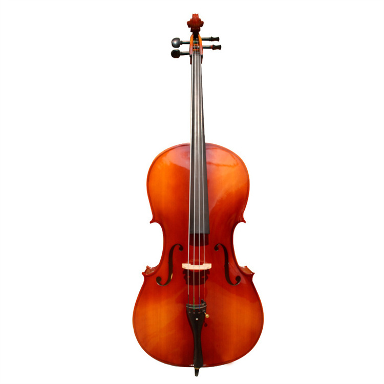 New Product Vc-020 Maple Back High Quality Low Price Matte Dark Brown Solid Cello