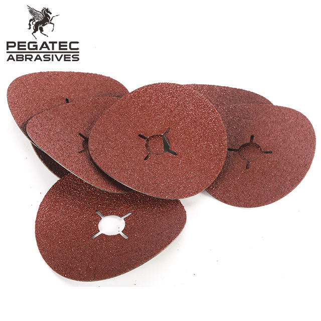 Pegatec 5Inch Aluminum Oxide Fiber Disc Abrasive