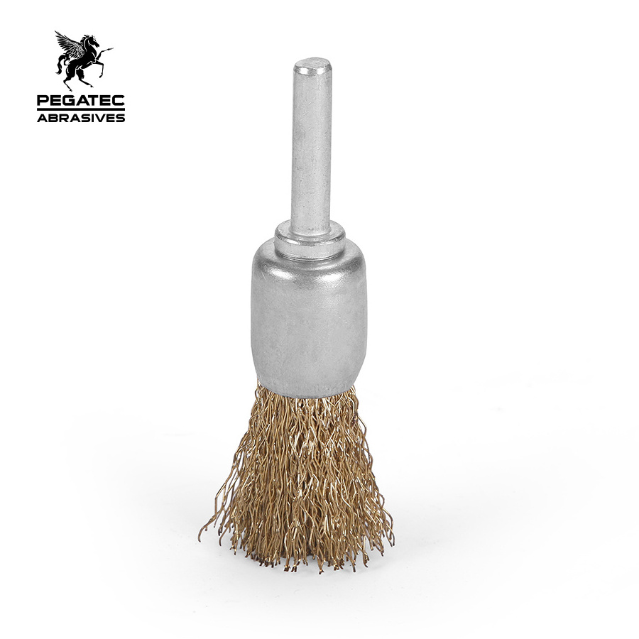 PEGATEC Steel Wire End Brushes Rust Cleaning Brush