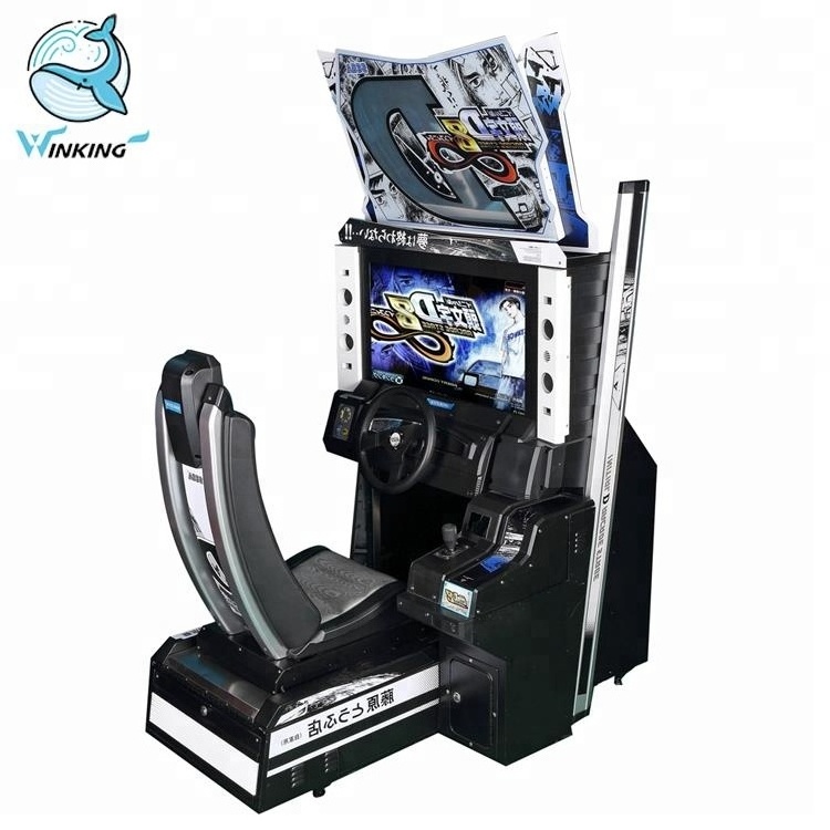 coin operated Initial D 8 Amusement Racing Car Driving Arcade Simulator Game Car Race Machine