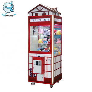 Telephone style Plush Toy Claw Crane Game Machine Prize Vending Machine for Sale