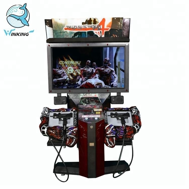 WINKING coin operated electronic video arcade machine the house of the dead 4 gun shooting simulator game machine