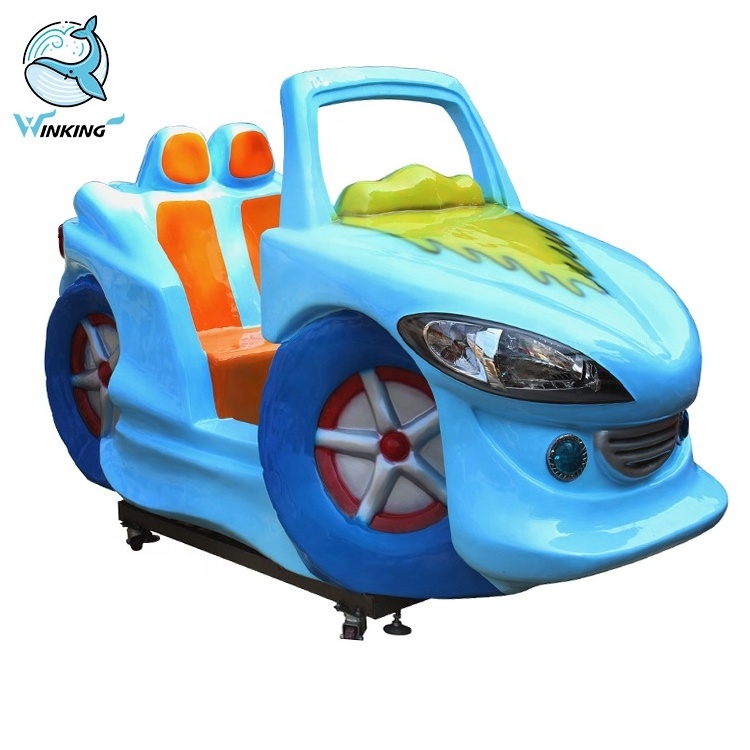 Racing car Coin operated kiddie rides Swing car arcade kids ride on car game machine for sale