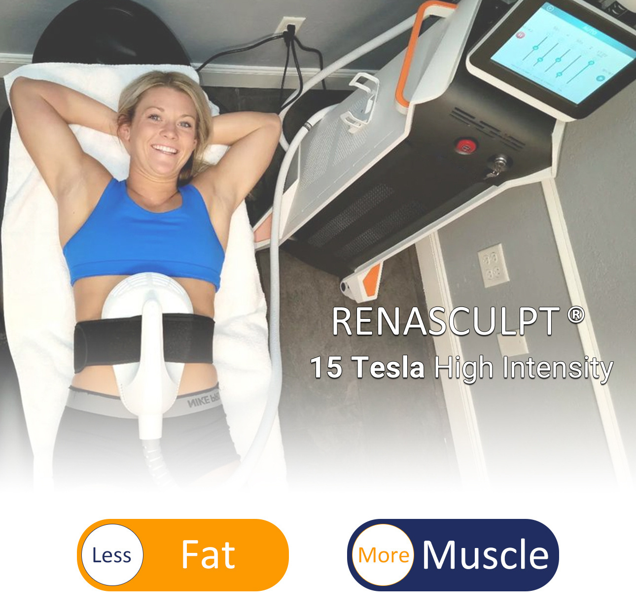 Renasculpt FE60 Slimming RF EMS Sculpt Machine NEO Price 15 Tesla 5000w