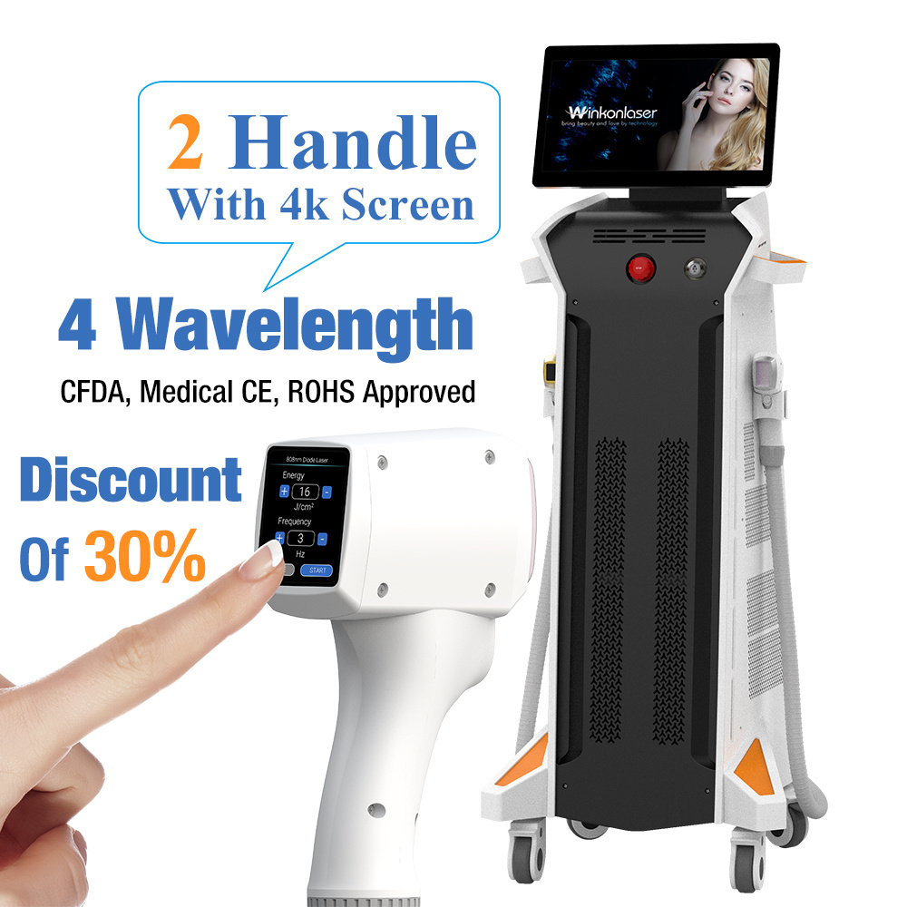 Professional Winkonlaser Diode Laser Hair Removal Machine For Sale 755 808 940 1064Nm Beauty Salon