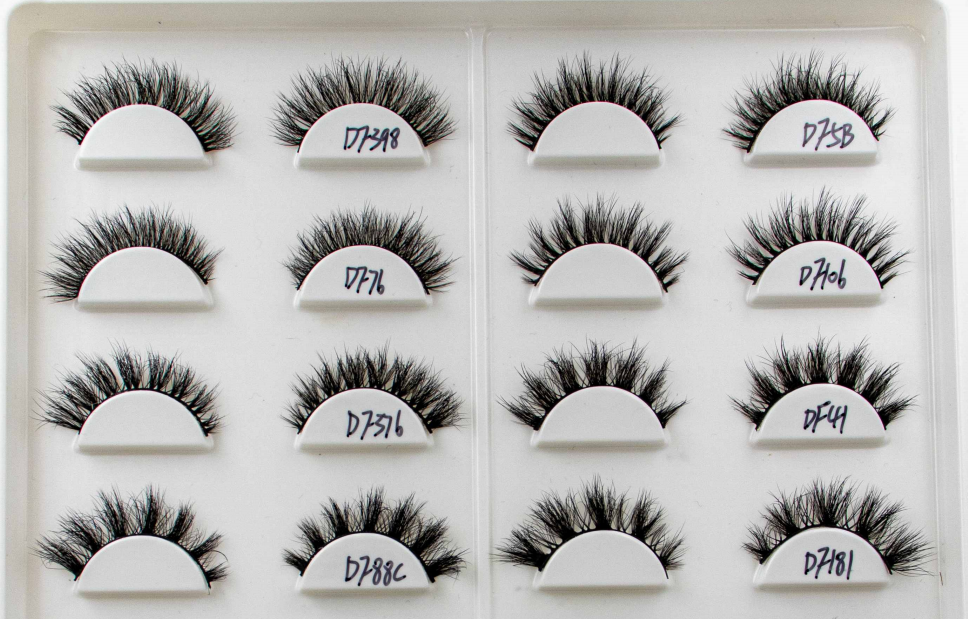 Fashionable faux mink lash wholesale vendor vegan eyelashes full strip suitable for small eyes