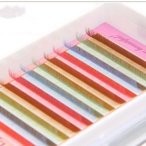 2023 New arrival korean pbt silk lash extension clusters lash extension decals DIY lash extensions