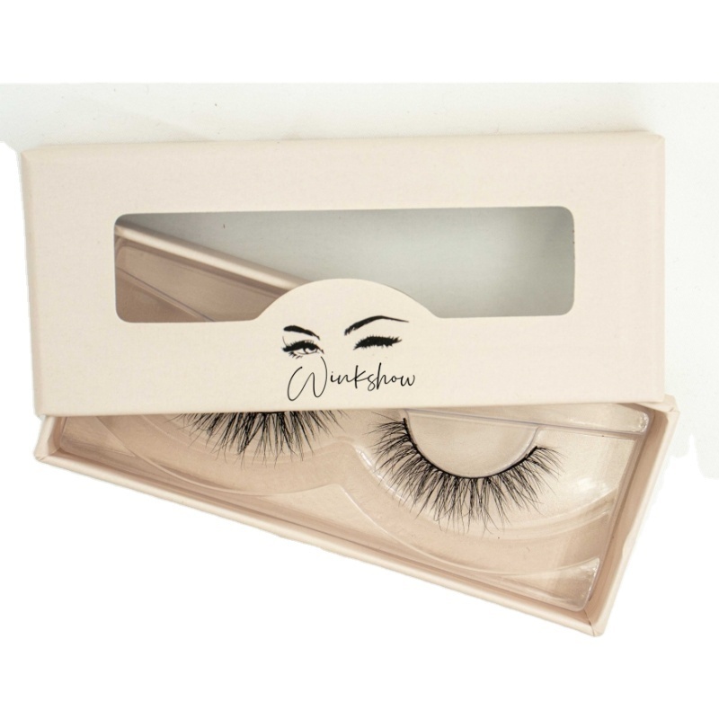 Fashionable faux mink lash wholesale vendor vegan eyelashes full strip suitable for small eyes