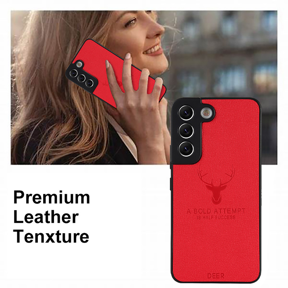 New Luxury PU Leather Phone Case for Samsung Galaxy S24 Ultra Soft TPU Bumper Cover for Galaxy S23 Ultra Case