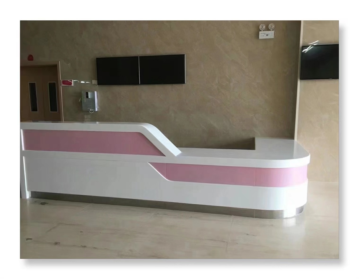 Hospital furniture customize reception desk medical furniture laboratory furniture front desk table nurse desk