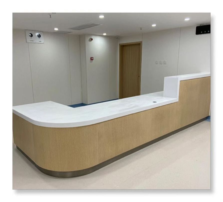 Hospital furniture customize reception desk medical furniture laboratory furniture front desk table nurse desk