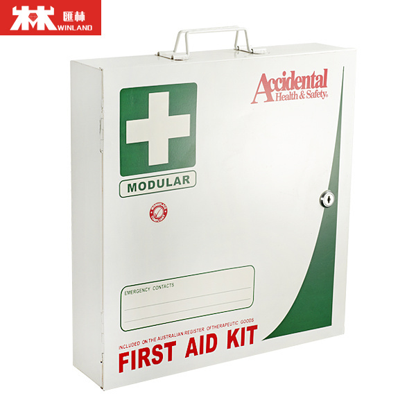 Modern metal Wall mounted Galvanized steel Hospital Medicine Cabinet First Aid Box