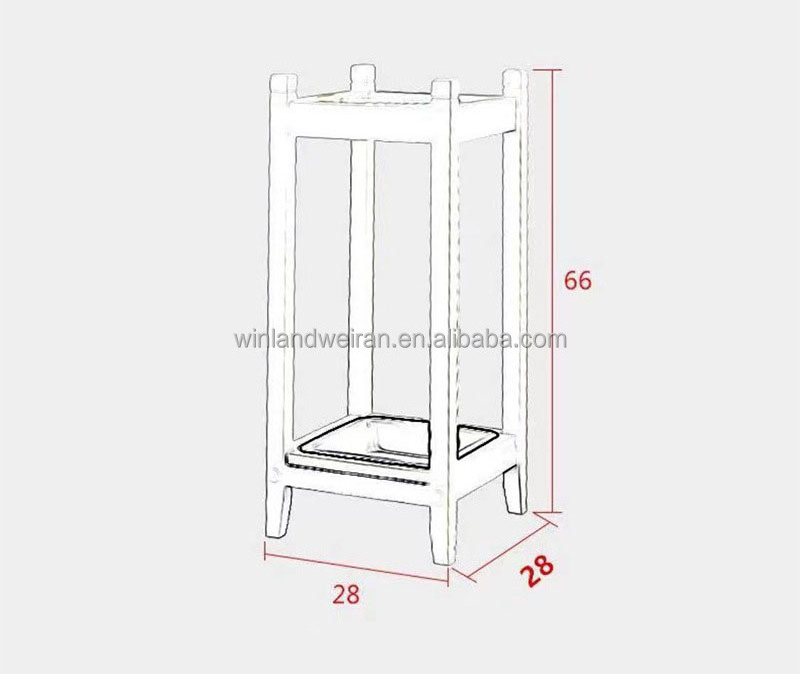 Wooden umbrella storage rack hotel umbrella stand holder umbrella stand