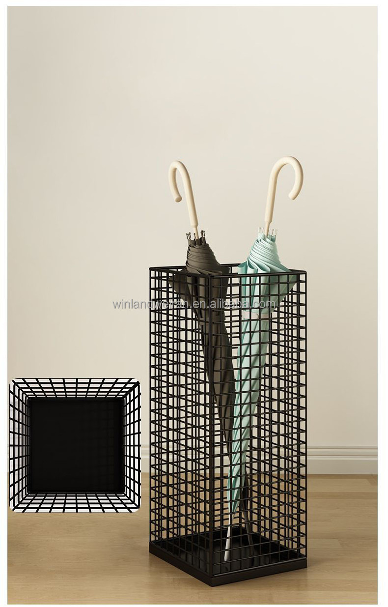 Metal umbrella storage rack house umbrella stand holder umbrella stand