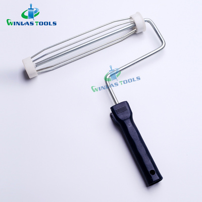 Wholesale 9inch aluminum paint roller frame pole for painting roller with new PP plastic handle