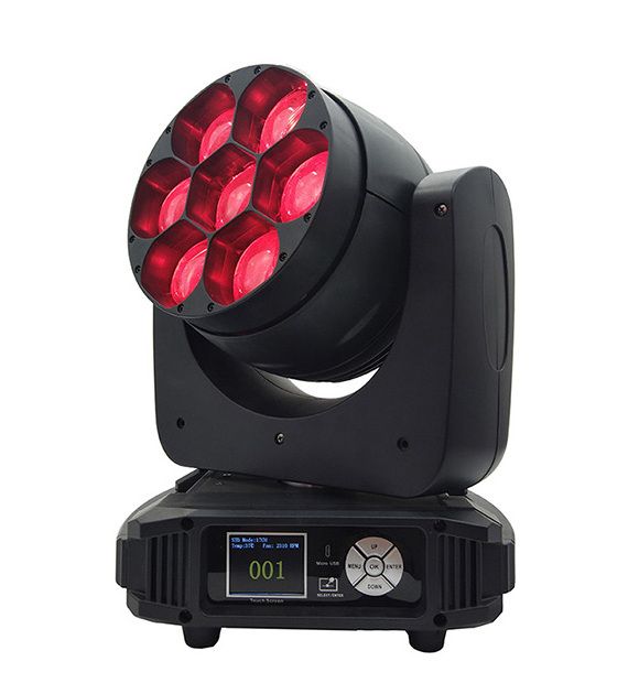 Winlite 7x40w 4in1 RGBW led zoom wash moving head light