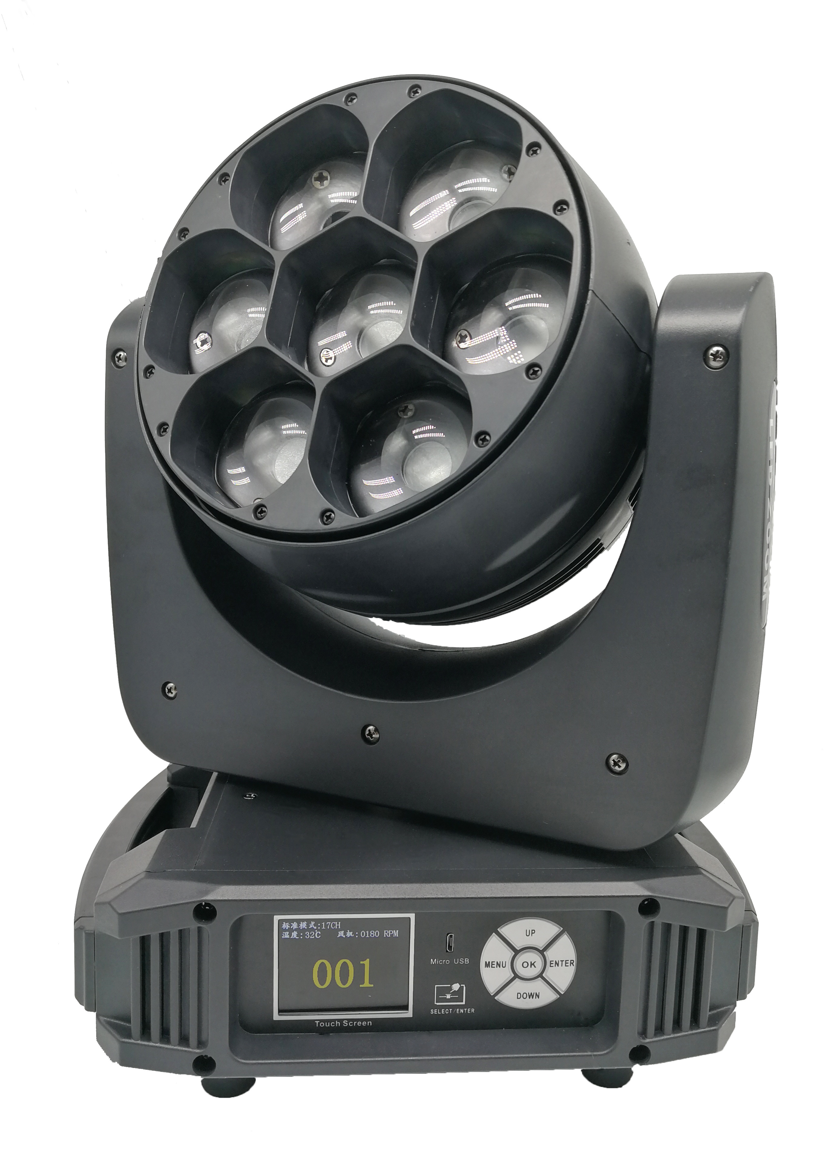 Winlite 7x40w 4in1 RGBW led zoom wash moving head light