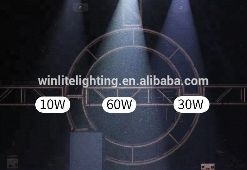 Winlite beam projectors gobo promotional 60w led spot moving head light