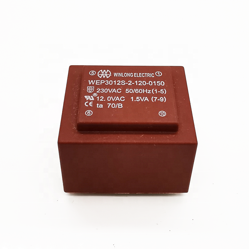 Best seller Encapsulated Transformer 230v 10.5v 3va Potted EI Pcb Transformer for circuit board