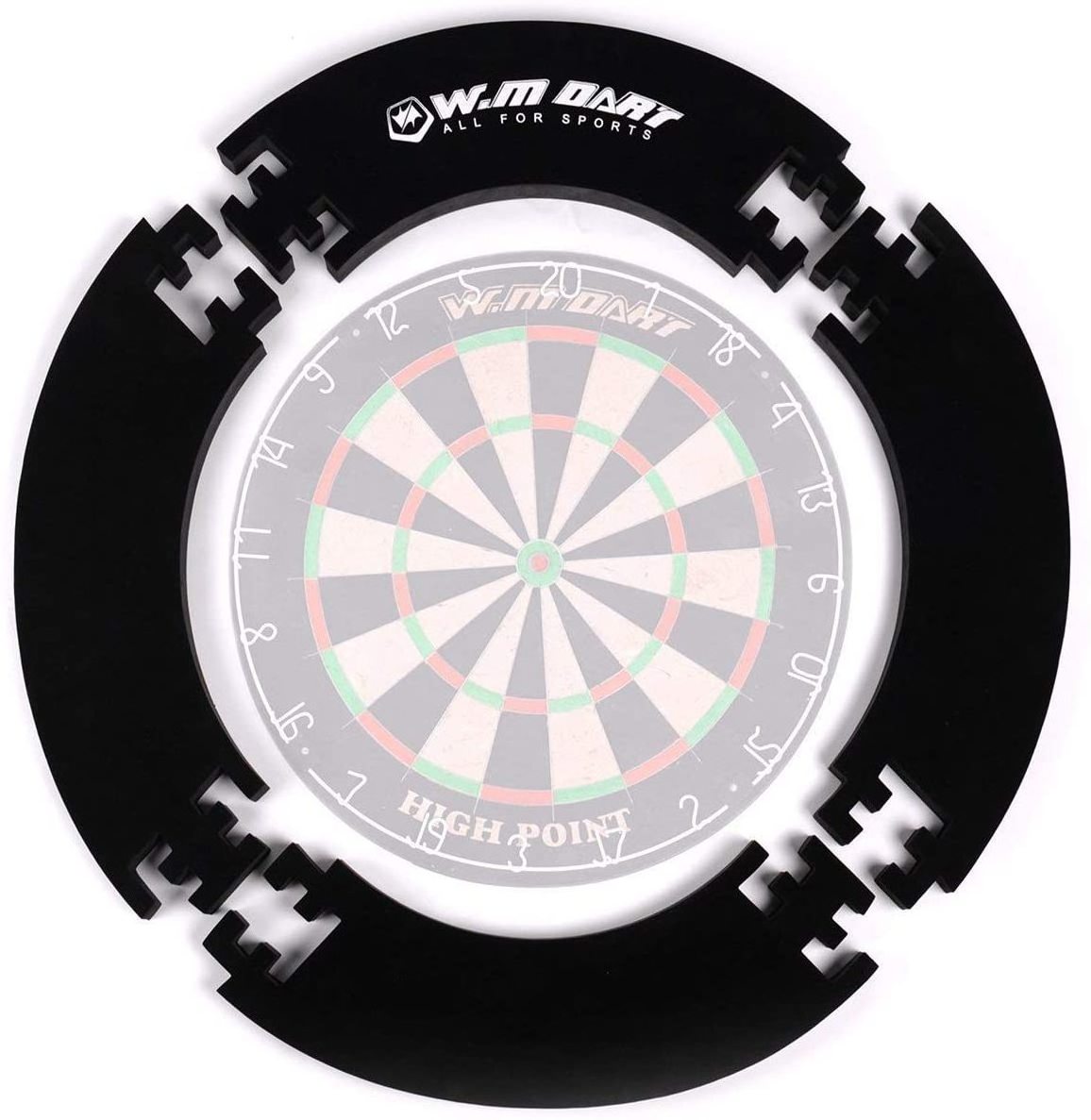 Win.max Dart Board Backboards EVA Reversible dartboard Surround Protector with 6 Darts