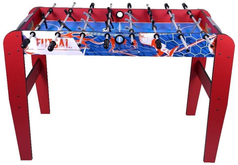 Table Football 4FT Foosball Table with 8 Pole Children Wooden Educational Indoor Game Toy