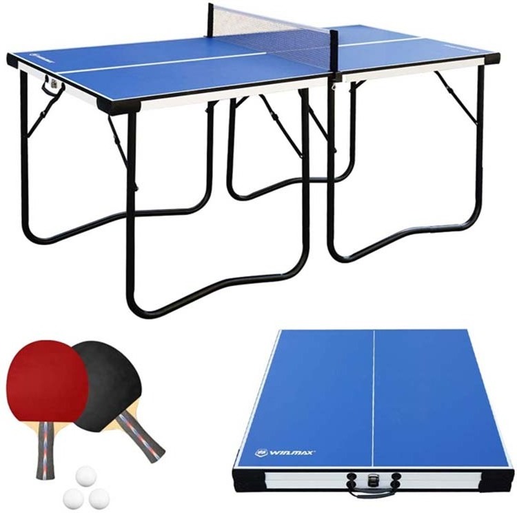 WIN.MAX U-foot 5-foot foldable table tennis table adult youth competition practice table tennis  high quality foldable