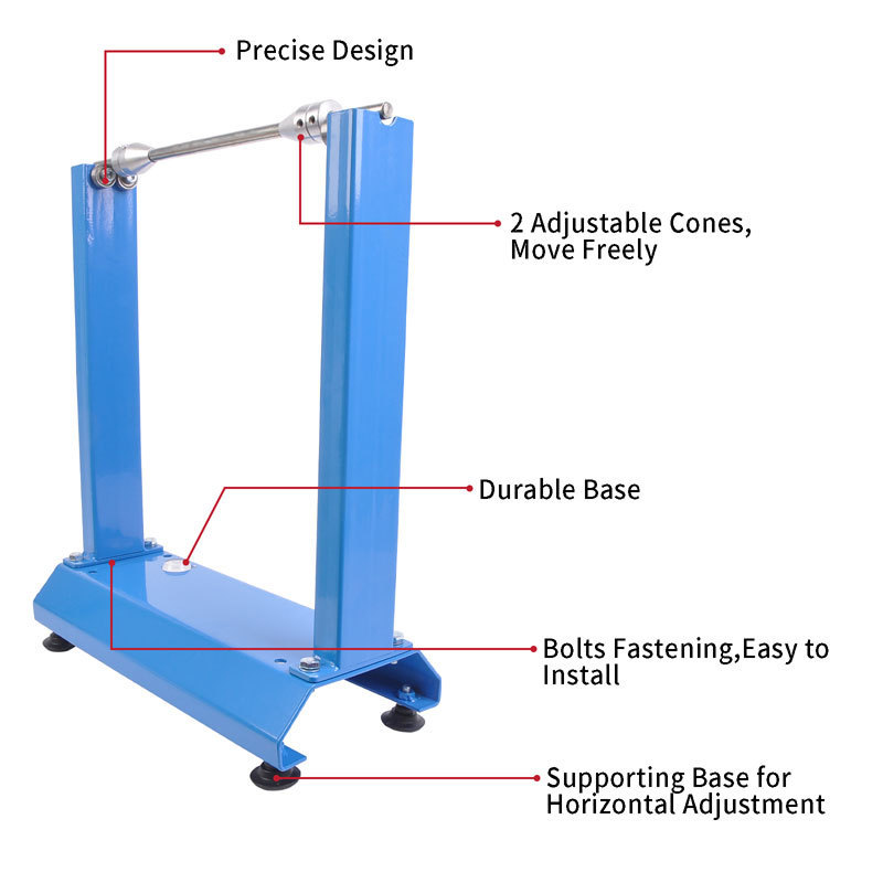 Local stock in America! Winmax Portable Motorcycle/Bike Wheel Balancer Spin Static Truing Stand Adjustable Centering Cones