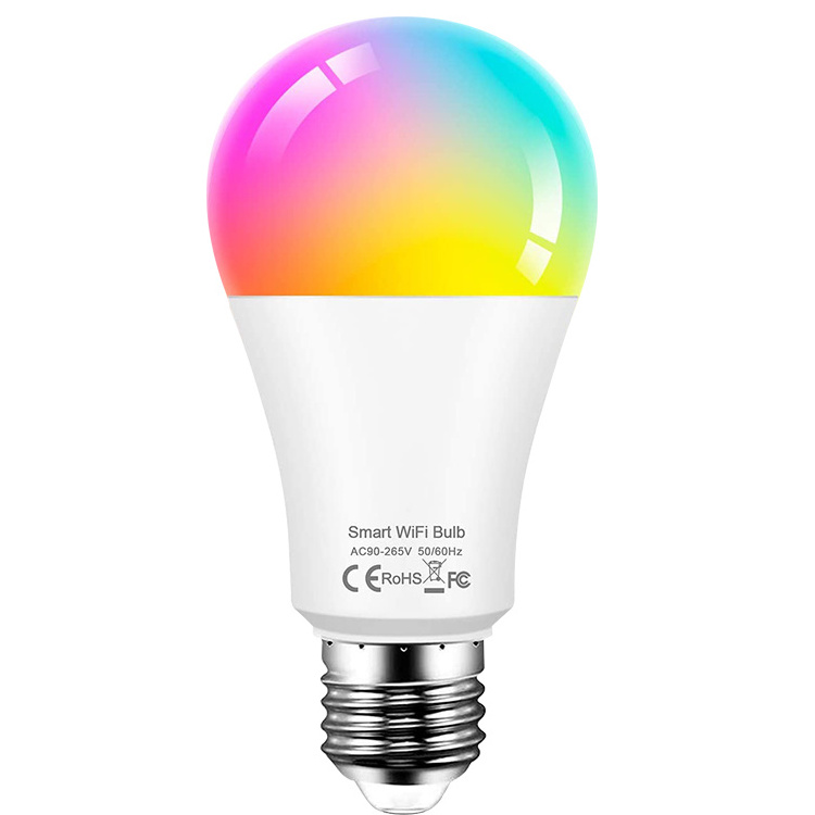 Smart led Wifi Bulb 9W RGB Compatible With Alexa Tuya Google Assistant lighting led light Voice Control Dimmable color bulbs