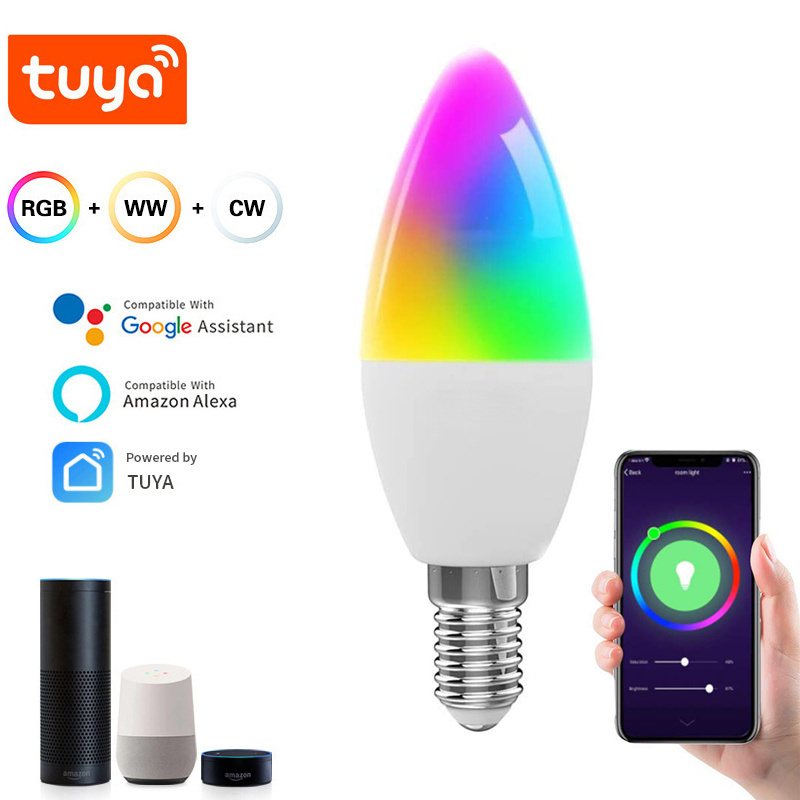 Smart Life Light Bulb 9w Alex Google Tuya Led Lights rgb led wifi magic Dimmable wifi smart led light bulb Voice Control bulb