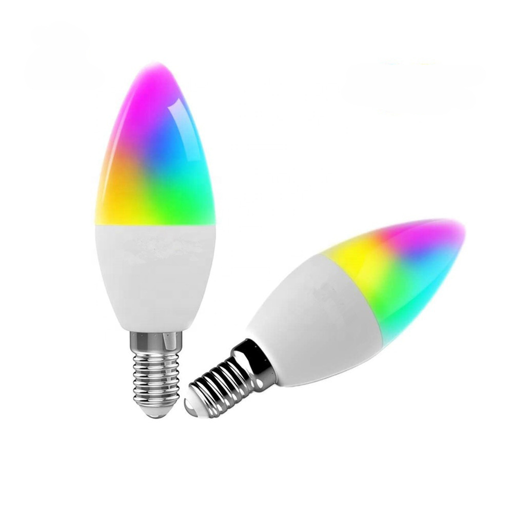 RGBCW 9W Smart Light Bulb Alexa Google Smart life wifi Tuya Dimmable Voice Control Multicolor led color bulb