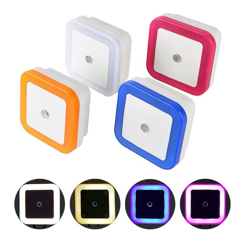 Plug in Night Light Wall Auto Dusk to Dawn Nightlights with Sensor LED smart touch control light night