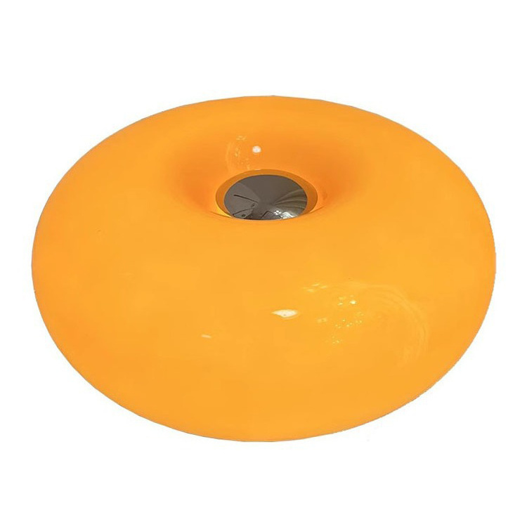 Nordic orange Donut Lamp Glass Lights Orange Wall Light Table Lamps for Home Decor