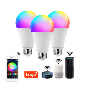 WiFi Led Bulb RGBW link Smart life Light Bulbs Alexa Tuya and Google Voice Control Dimmable smart led colour changing bulb