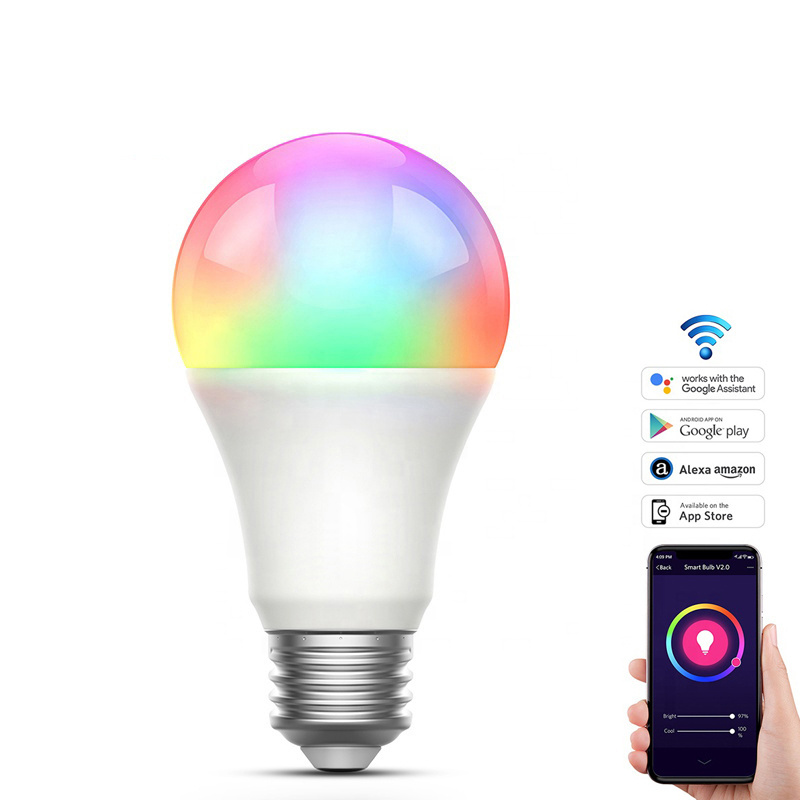 Smartbulb Gen 2 LED Bulb 9W RGB Compatible With Alexa Tuya Google Assistant Available Multicolor smart light bulb focos led wifi