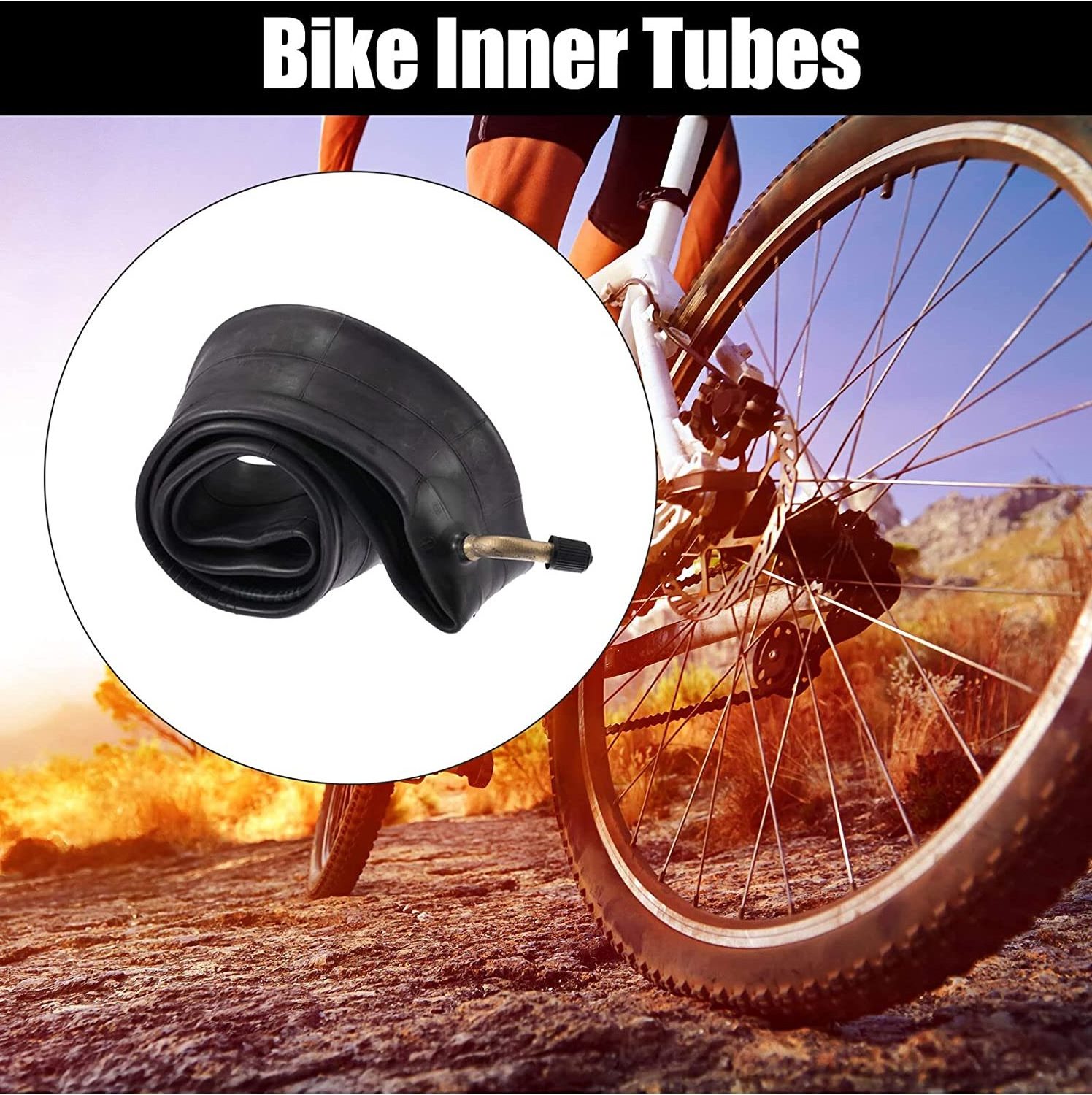 Top Selling Children Bicycle Inner Tube 20 26 29 inches Cycling Kids Bike Tube Rubber Tires