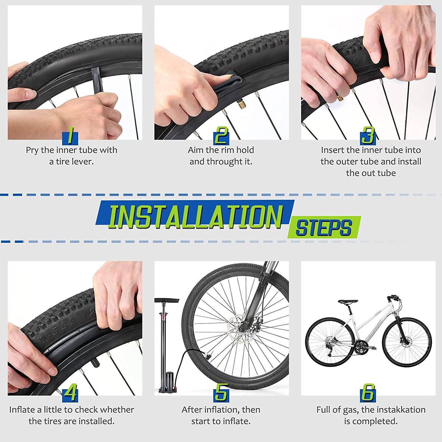 Top Selling Children Bicycle Inner Tube 20 26 29 inches Cycling Kids Bike Tube Rubber Tires