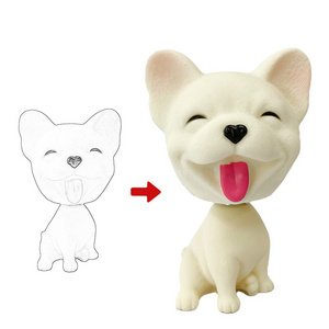 articulated 1:6 1/12 scale custom blind box luxury dog designer bobble head art toy anime action figures custom figurines