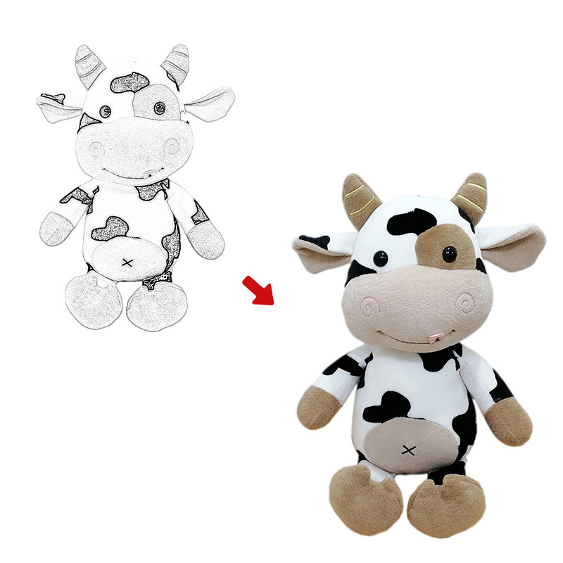 your personalized ideas toy customized sale stuffed animals custom cow designed soft stuffed dolls plush toy yak