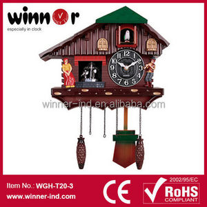 House Shape Plastic Cuckoo Bird Clock