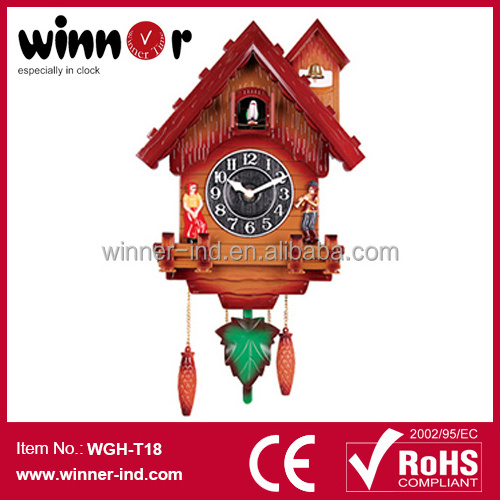 House Shape Plastic Cuckoo Bird Clock