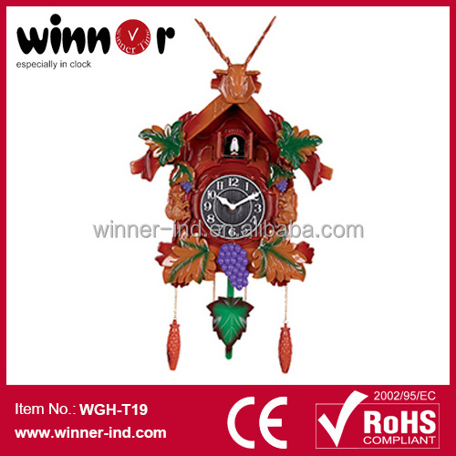 House Shape Plastic Cuckoo Bird Clock