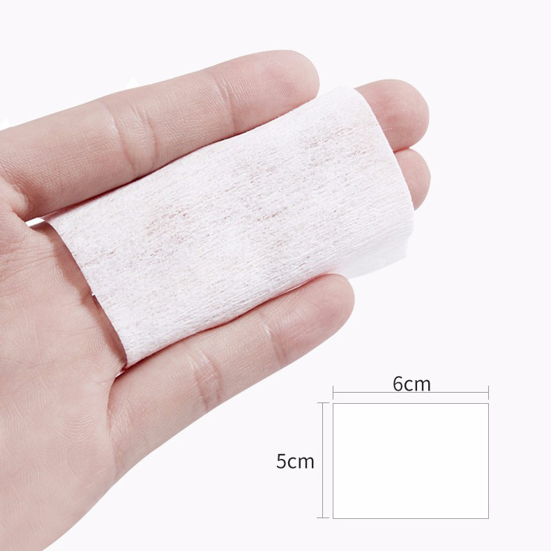 Winner Wholesale Nail Cotton Pads OEM Disposable Facial Eye Makeup Remover Wiping Finger Cotton Pad