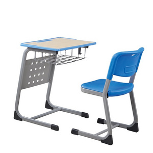 Low Price Modern Classroom Furniture Durable Single School Table And Chair For Sale